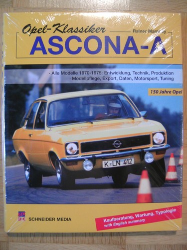 Opel ascona alle - ascona-a, modelle