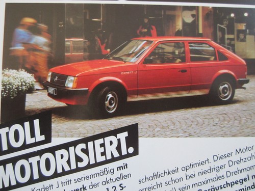 Opel kadett j - kadett, d